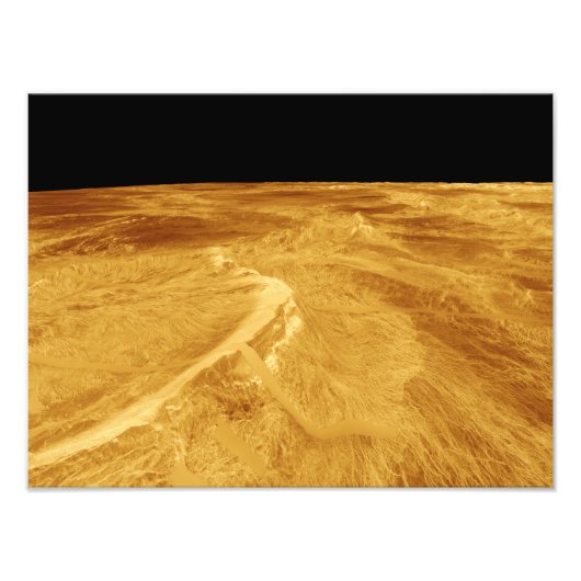 uitzicht van het 3D-perspectief van Latona Vorona Foto Afdruk (Voorkant)