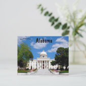 Uitzicht van het Alabama State Capitol in Montgome Briefkaart (Staand voorkant)
