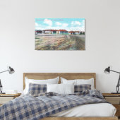 Uitzicht van het Algemeen Ziekenhuis, Presidio Canvas Afdruk (Insitu (Slaapkamer))
