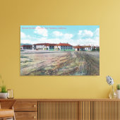 Uitzicht van het Algemeen Ziekenhuis, Presidio Canvas Afdruk (Insitu (Woonkamer))