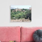 Uitzicht van het Alhambra Canvas Afdruk (Insitu (Woonkamer))