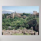 Uitzicht van het Alhambra Poster (Voorkant)