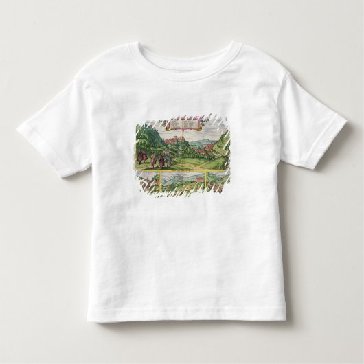 Uitzicht van het Alhambra uit 'Civitates Orbis Ter Kinder Shirts (Voorkant)