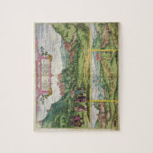 Uitzicht van het Alhambra uit 'Civitates Orbis Ter Legpuzzel (Verticaal)