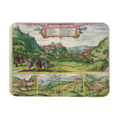 Uitzicht van het Alhambra uit 'Civitates Orbis Ter Magneet (Horizontaal)