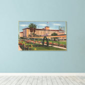 Uitzicht van het Ambassadeur Hotel Canvas Afdruk (Insitu (Houten vloer))