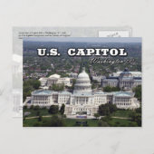Uitzicht van het Amerikaanse hoofdkwartier in Wash Briefkaart (Voorkant / Achterkant)