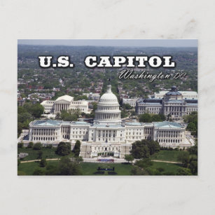 Uitzicht van het Amerikaanse hoofdkwartier in Wash Briefkaart