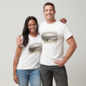 Uitzicht van het amfitheater van Caesar (kleurenli T-shirt (Unisex)