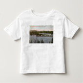 Uitzicht van het Amusement Park Oaks Kinder Shirts (Voorkant)