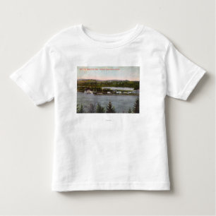 Uitzicht van het Amusement Park Oaks Kinder Shirts