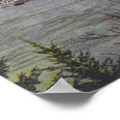 Uitzicht van het Amusement Park Oaks Poster (Hoek)