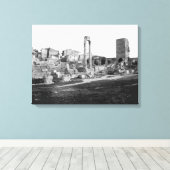 Uitzicht van het Antiek van het theater Canvas Afdruk (Insitu (Houten vloer))