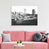 Uitzicht van het Antiek van het theater Canvas Afdruk (Insitu (Woonkamer))