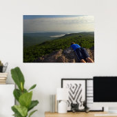 Uitzicht van het Appalachian Trail, Grayson Highla Poster (Thuiskantoor)