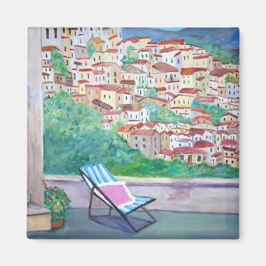 Uitzicht van het Apricale dorpje Magnet (Voorkant)