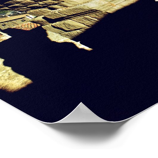 Uitzicht van het aquaduct poster (Hoek)