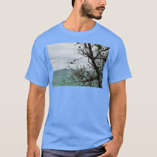 Uitzicht van het aquarium t-shirt