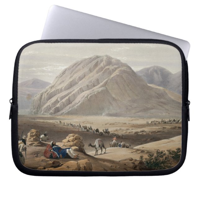 Uitzicht van het Baba-Naunee-gebergte, van 'Schets Laptop Sleeve (Voorkant)