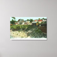 Uitzicht van het badstrand