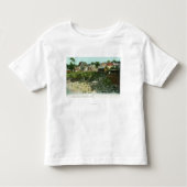 Uitzicht van het badstrand kinder shirts (Voorkant)