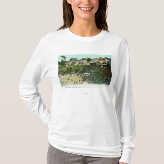 Uitzicht van het badstrand t-shirt (Voorkant)