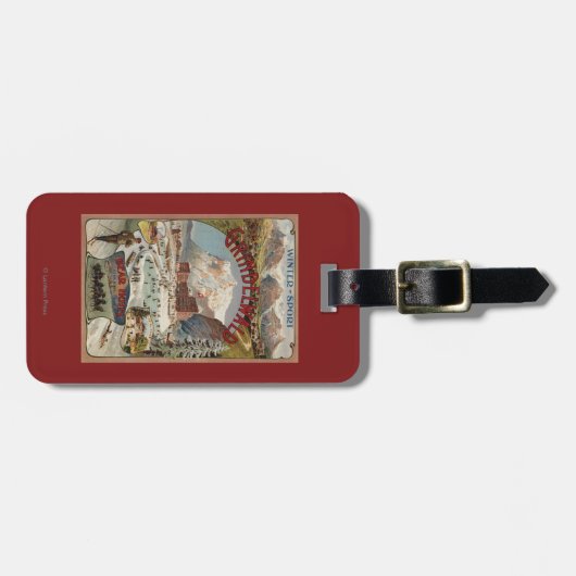 Uitzicht van het Beer Hotel Promotional Poster Bagagelabel (Voorkant horizontaal)