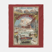 Uitzicht van het Beer Hotel Promotional Poster Fleece Deken (Voorkant)