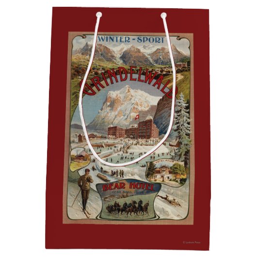 Uitzicht van het Beer Hotel Promotional Poster Medium Cadeauzakje (Achterkant)