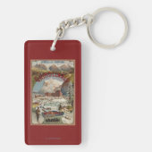 Uitzicht van het Beer Hotel Promotional Poster Sleutelhanger (achterkant)