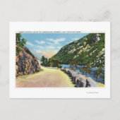 Uitzicht van het benedenmeer van Cascade Briefkaart (Voorkant)