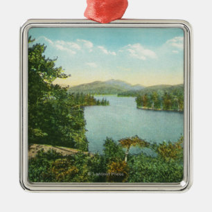 Uitzicht van het benedenmeer van het meer van Bluf Metalen Ornament