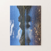 uitzicht van het bergmeer voor de wieg legpuzzel (Verticaal)