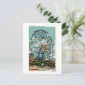 Uitzicht van het beroemde reuzenrad briefkaart (Staand voorkant)