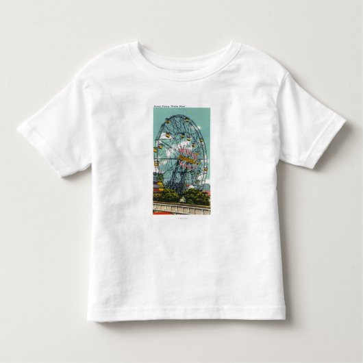 Uitzicht van het beroemde reuzenrad kinder shirts (Voorkant)