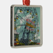 Uitzicht van het beroemde reuzenrad metalen ornament (Rechts)