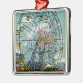 Uitzicht van het beroemde reuzenrad metalen ornament (Links)