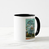 Uitzicht van het beroemde reuzenrad mok (Voorkant rechts)