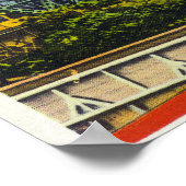 Uitzicht van het beroemde reuzenrad poster (Hoek)