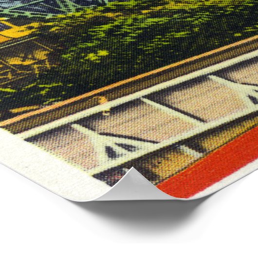 Uitzicht van het beroemde reuzenrad poster (Hoek)