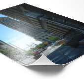 Uitzicht van het Bevrijdingsgebouw in Buffalo NY Foto Afdruk (Hoek)