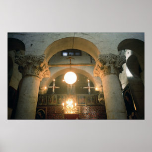 Uitzicht van het binnenland poster