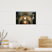 Uitzicht van het binnenland poster (Keuken)