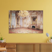 Uitzicht van het binnenland van de Grand Salon Canvas Afdruk (Insitu (Woonkamer))