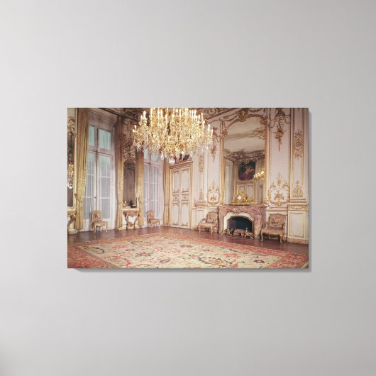 Uitzicht van het binnenland van de Grand Salon Canvas Afdruk (Voorkant)