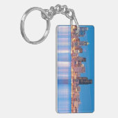 Uitzicht van het blauwe uur in het centrum van Sea Sleutelhanger (Voorkant Links)