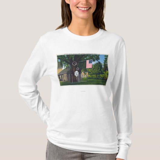 Uitzicht van het Boerderij Historic Scythe Tree T-shirt (Voorkant)