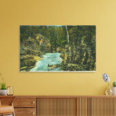 Uitzicht van het Bot Op de Rapids kijken Canvas Afdruk (Insitu (Woonkamer))