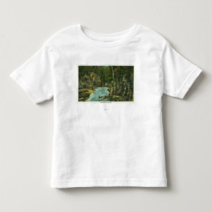 Uitzicht van het Bot Op de Rapids kijken Kinder Shirts