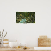 Uitzicht van het Bot Op de Rapids kijken Poster (Keuken)